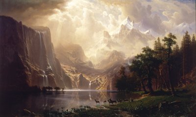 Parmi la Sierra Nevada, Californie - Albert Bierstadt